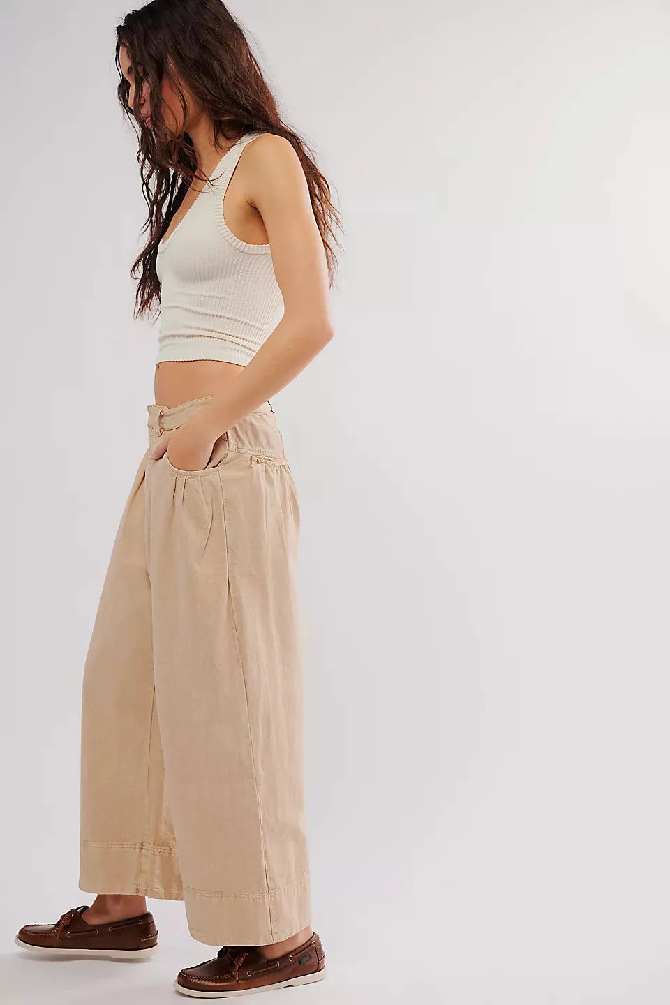 Free People Sweet Talk Chinos Croissant