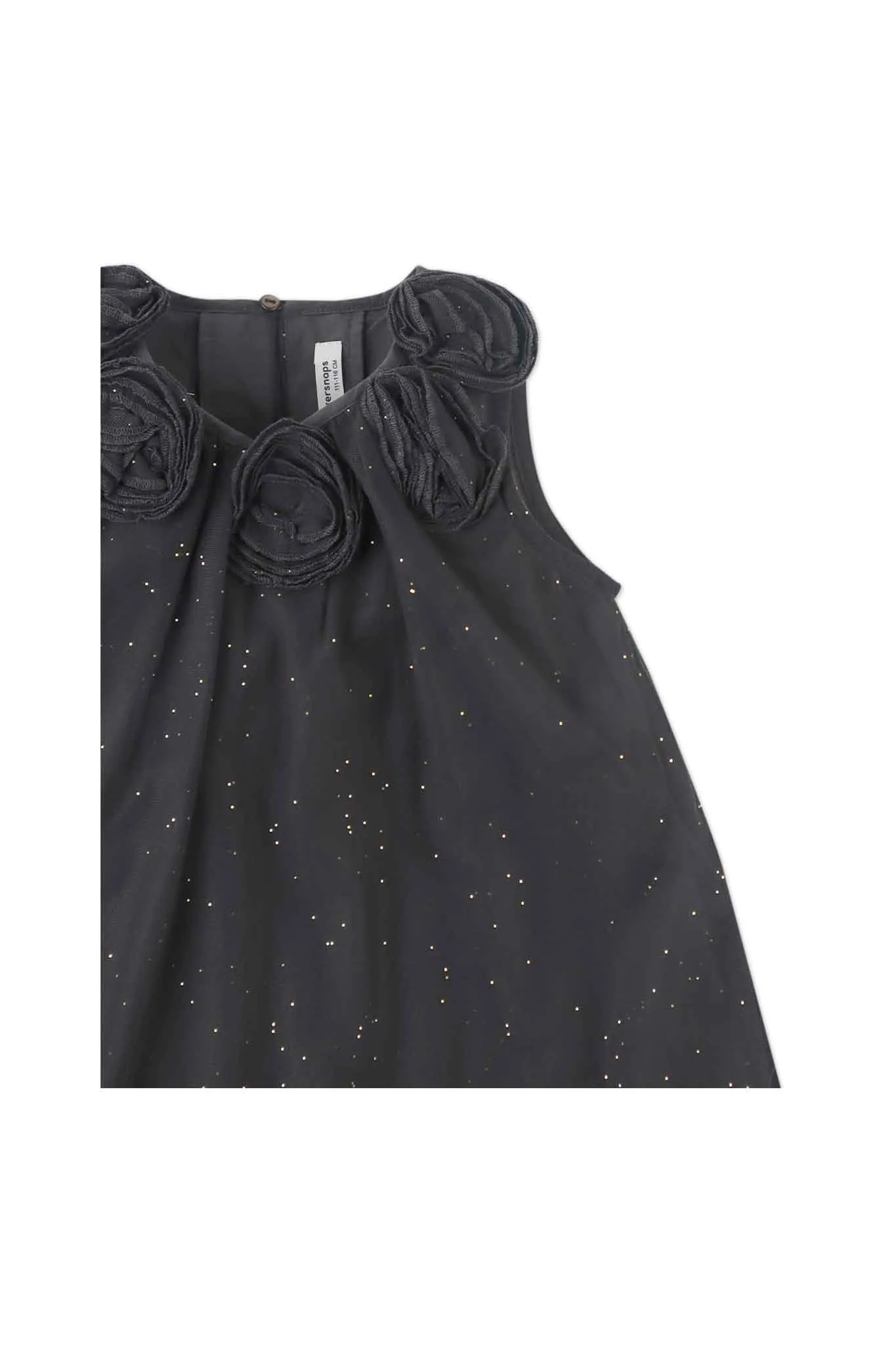Gingersnaps Lurex Tulle Shift Dress With Corsages