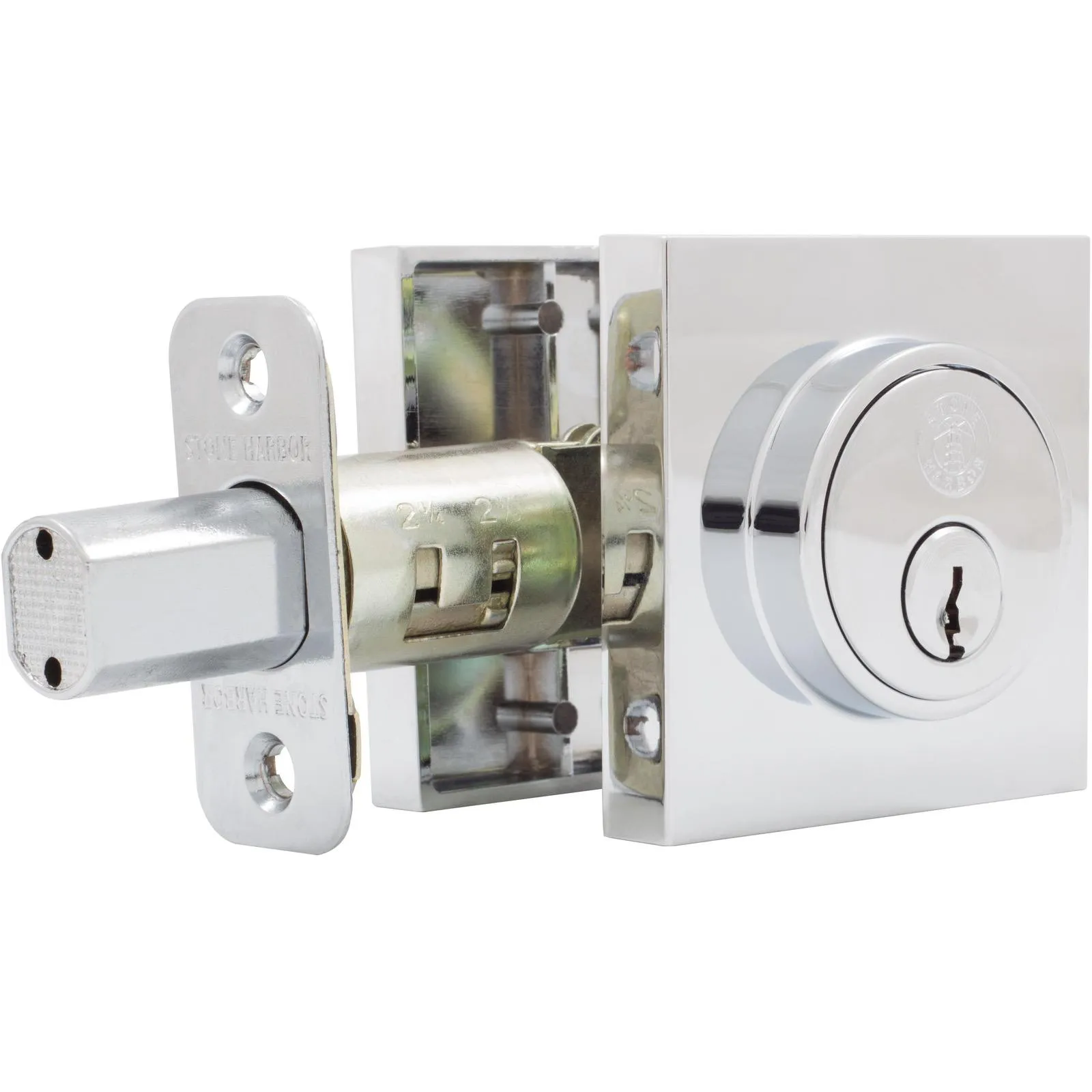 Grade 3 Contemporary Square Deadbolt