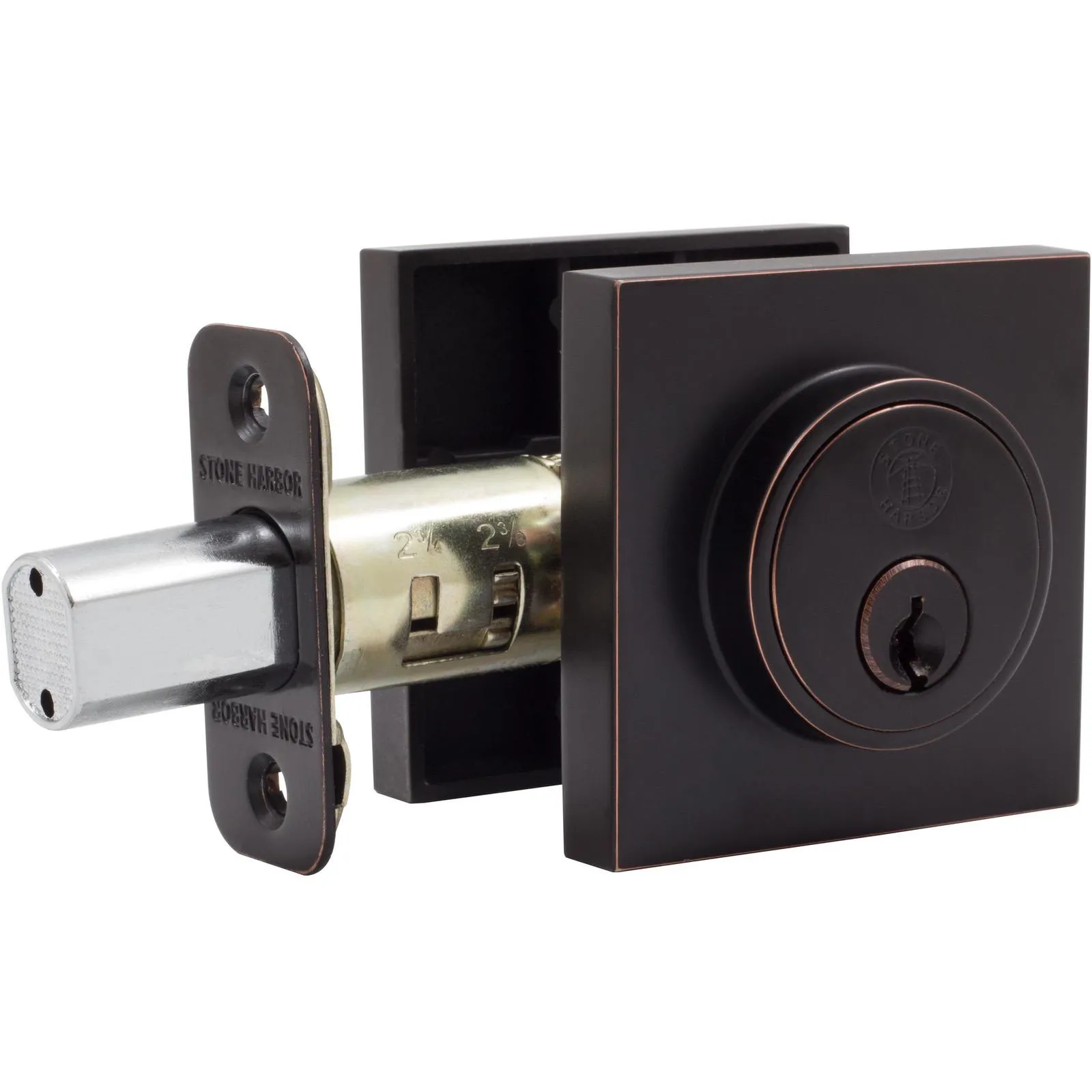 Grade 3 Contemporary Square Deadbolt