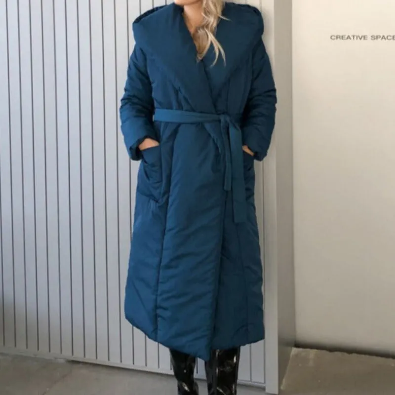 Hooded Long Puffer Parker Coat