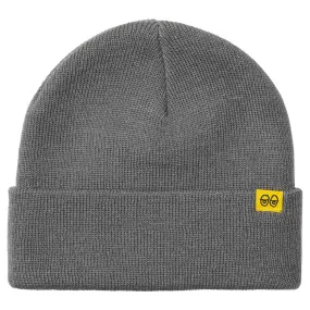 Krooked - Eyes Clip Cuff Beanie Grey