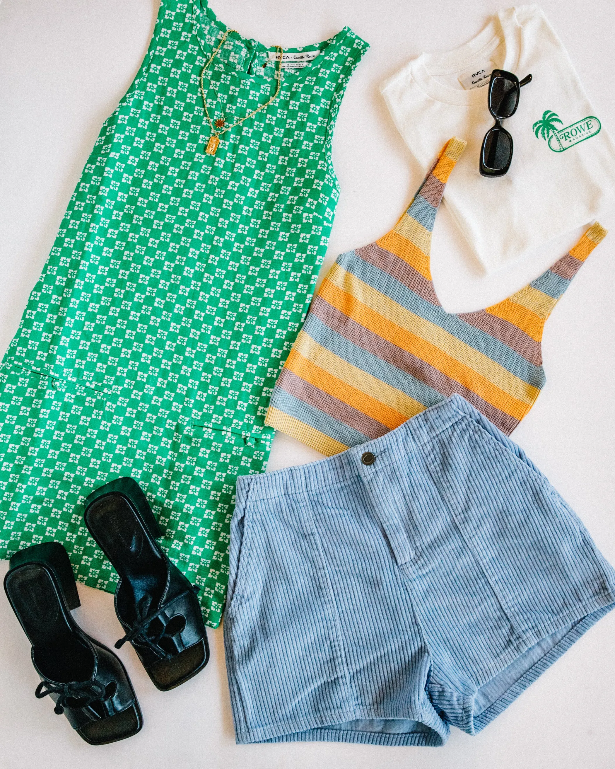 Leaf Green Swing Shift Dress