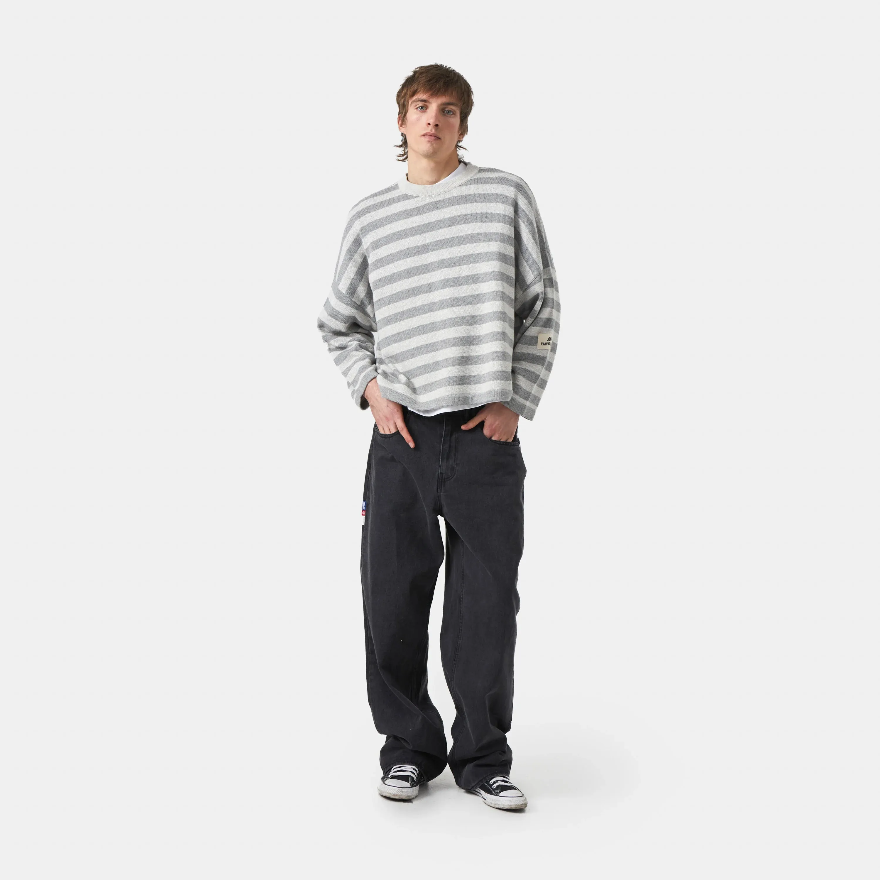 Lié Grey Oversized Knit