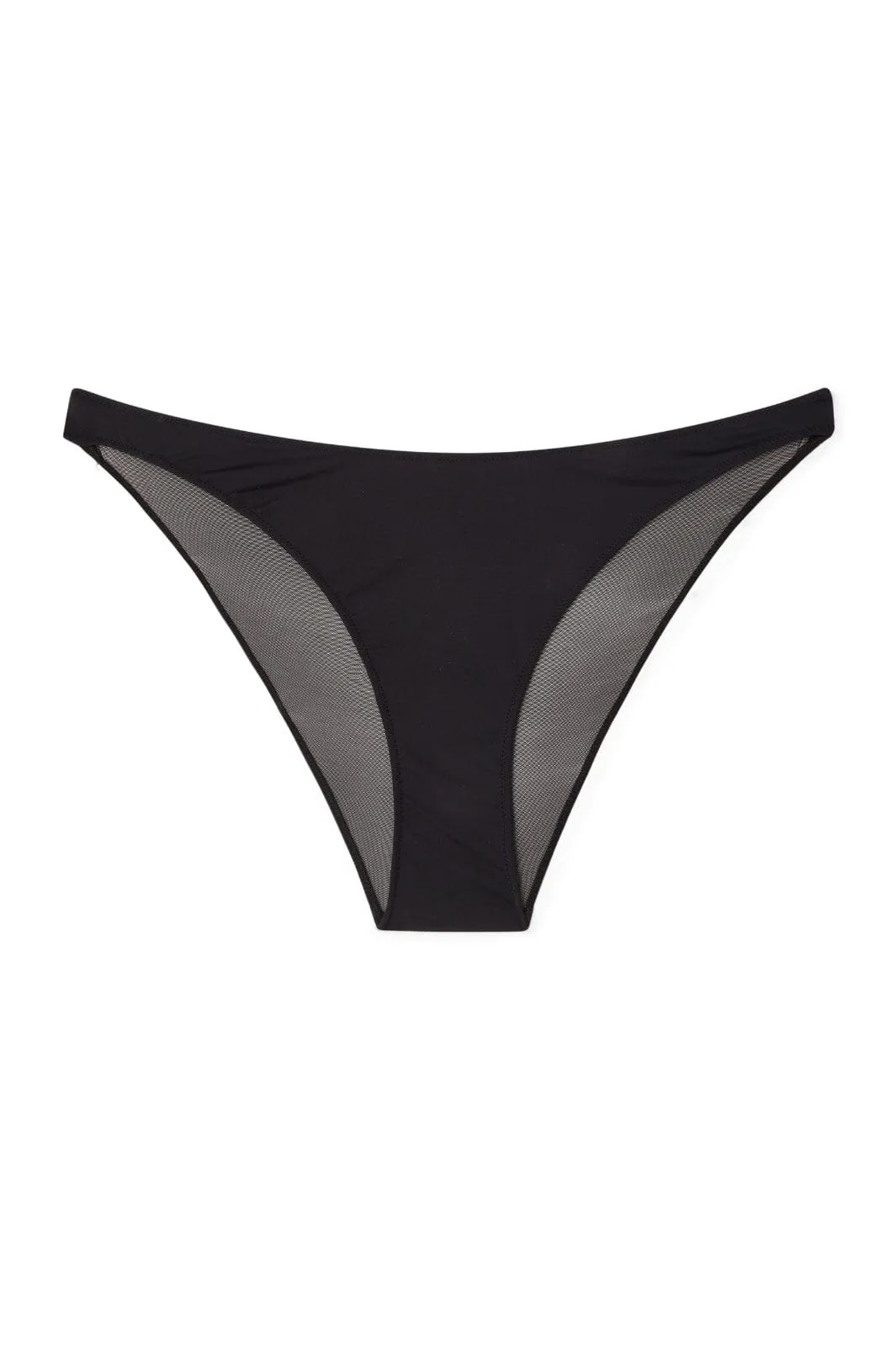 Understatement Underwear - Mesh Bikini Briefs - Black