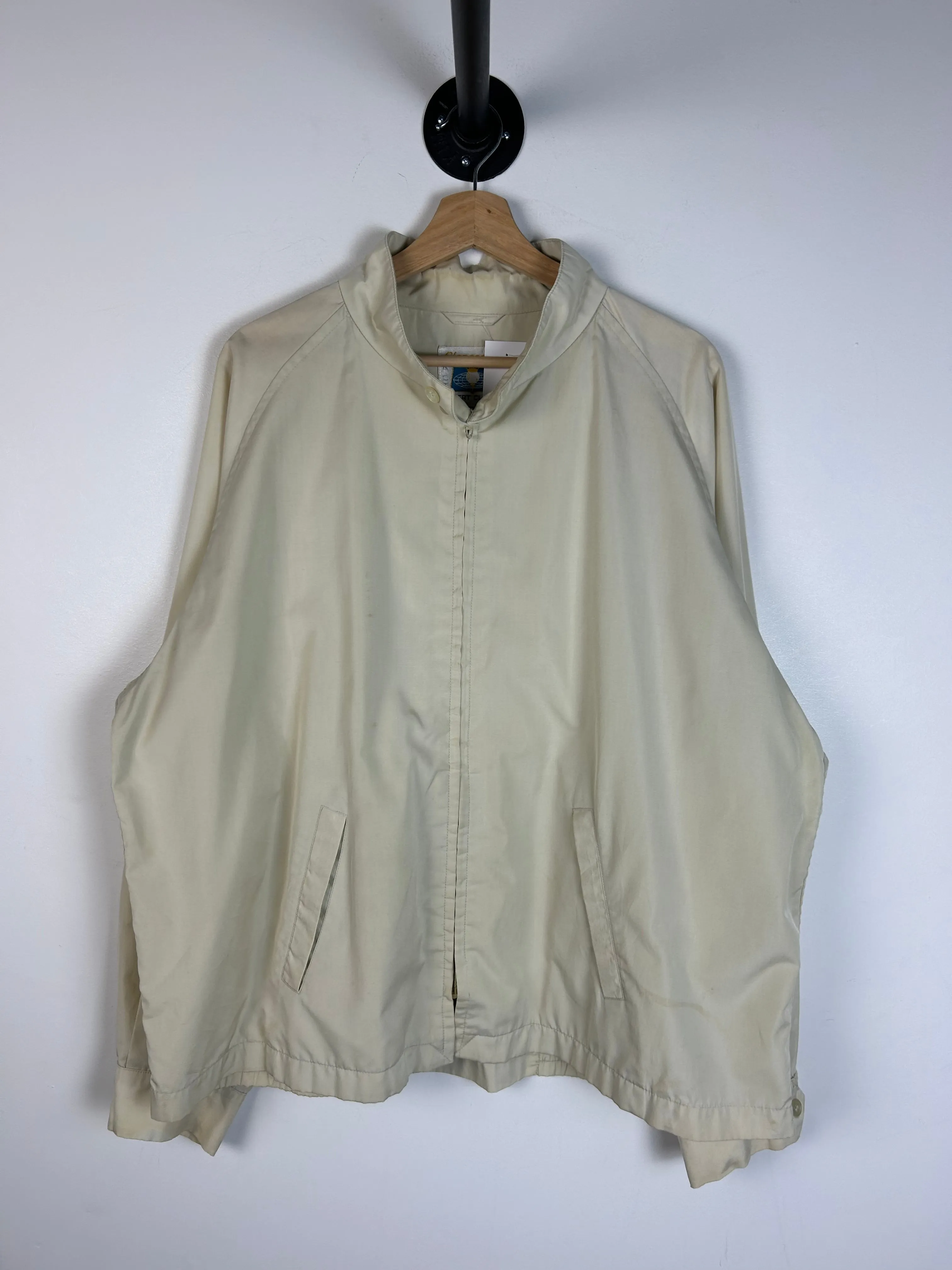 Vintage 70's Gleneagles Beige Harrington Cropped Jacket