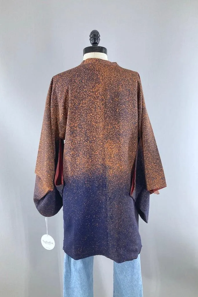 Vintage Reversible Silk Kimono Jacket