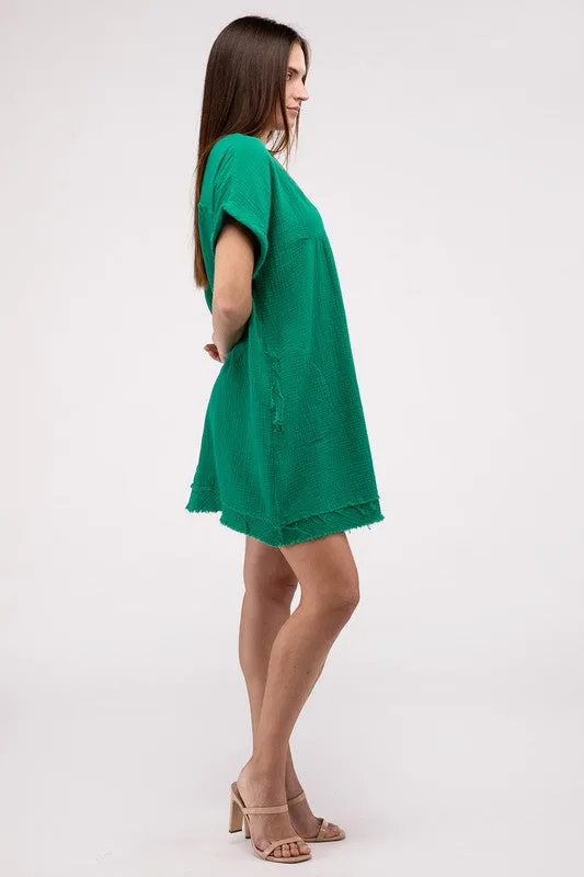 Zenana Darling Dress - Gauze Material